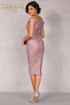 Terani Couture 2011C2483 V-neck Off Shoulder Cocktail Dress
