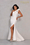 Terani Couture 2011E2427 One Shoulder Mikado Long Gown