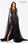 Terani Couture 2012E2273 Sleeveless Plunging V-neck Gown