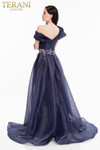 Terani Couture 1821E7100 Off Shoulder Beaded Evening Gown