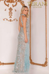 Terani Couture 2027GL3246 High Slit Beaded Evening Gown