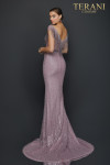 Terani Couture 2011GL2214 Beaded Fringe Ombre Pageant Gown
