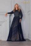 Terani Couture 2021M2973 Bateau Embellished Lace A-Line Gown