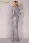 Terani Couture 2111M5280 Embroidered Full Sleeves Long Dress