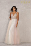 Terani Couture 2011P1012 Sleeveless Illusion V-Neck Gown