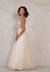 Terani Couture 2011P1012 Sleeveless Illusion V-Neck Gown