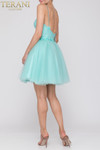 Terani Couture 2011P1024 Crystals Tulle Short Prom Dress