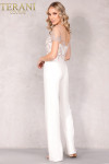 Terani Couture 2027E2940 Illusion Bateau Neck Evening Dress