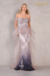 Terani Couture 2111E4746 Off-Shoulder Sheath Formal Gown