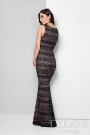 Terani Couture 1712E3285 Sleeveless High Bateau Neck Gown