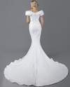 Alina Voce By Jovani AV05378 Off Shoulder Long Wedding Dress