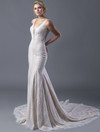 Alina Voce By Jovani AV04613 Deep V-Neck Long Wedding Dress