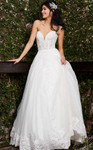 Jovani JB07265 Strapless Sweetheart Neck Bridal Ballgown