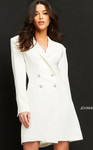 Jovani M1265 Long Sleeves Three Quarter Contemporary Blazer