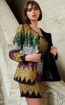 Jovani M05038 Long Sleeves Contemporary Jacket