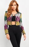 Jovani M05037 Long Sleeves Contemporary Jacket