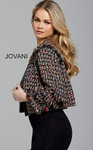 Jovani M61374 Three Quarter Sleeve Corset Casual Jacket