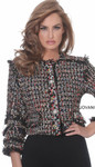 Jovani M61374 Three Quarter Sleeve Corset Casual Jacket