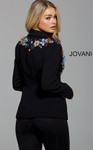 Jovani M55213 Long Sleeve Embellished Contemporary Blazer