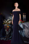 Janique 2933 Off Shoulder Stretch Glitter Long Mermaid Gown