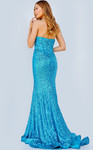 Jovani 23077 Strapless Corset Bodice Embellished Prom Dress