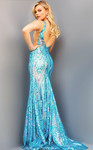 Jovani 22770 Sleeveless Plunging Neck Plus Size Prom Dress