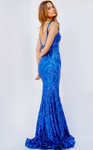 Jovani 23027 Sleeveless Low V-neck Sheath Prom Long Dress