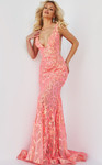 Jovani 22811 Sleeveless Embellished V-neck Prom Long Dress
