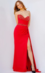 Jovani 24263 Strapless Embellished Bodice Fitted Prom Dress