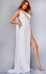 Jovani 22791 Sleeveless One Shoulder Front Cut Out Dress