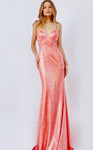 JVN by Jovani JVN24080 Sleeveless Cut Out Floor Length Dress