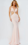 JVN by Jovani JVN08468 Jersey Sleeveless Cut Out Dress