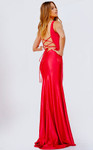 JVN by Jovani JVN24198 Sleeveless Low Back High Slit Dress