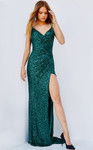 JVN by Jovani JVN24081 Embellished Sleeveless Dress
