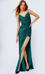 JVN by Jovani JVN24081 Embellished Sleeveless Dress