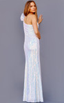 Jovani JVN24215 Sleeveless One Shoulder Sequin Prom Dress