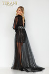 Terani Couture 1913E9263 Long Lace Sleeve Long Evening Dress