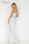 Terani Couture 2011E2105 Strapless Pleated Evening Long Gown