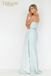 Terani Couture 2011E2105 Strapless Pleated Evening Long Gown