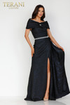 Terani Couture 2011E2105 Strapless Pleated Evening Long Gown