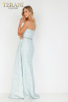 Terani Couture 2011E2105 Strapless Pleated Evening Long Gown
