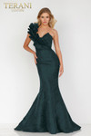 Terani Couture 2021E2795 One-shoulder Sleeveless Long Dress