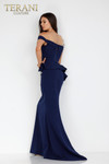 Terani Couture 2111m5260 Illusion Neckline High Slit Dress