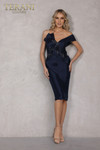 Terani Couture 2221C0333 One Shoulder 3D Floral Short Dress