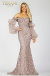 Terani Couture 231E0515 Long Evening Mermaid Lace Dress