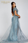 Terani Couture 231e0517 Ruffled One Shoulder Sleeve Dress