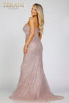 Terani Couture 231e0607 Glitter Knit Strapless Evening Dress