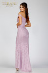 Terani Couture 231GL0411 Off-Shoulder Straps Mermaid Dress