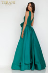 Terani Couture 231P0006 Sleeveless Deep V-neck Long Dress