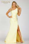Terani Couture 231P0136 One Side Embellishment Long Gown